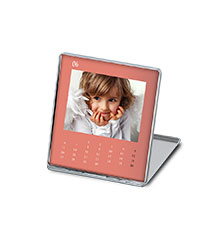 Bordpyntekalender, metalbox (kvadratisk, fotopapir)